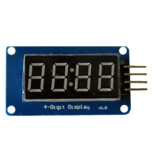 Семисегментный индикатор с контроллером TM1637, 4 цифры, двоеточие