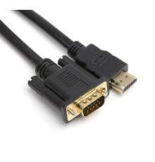 Кабель HDMI - VGA 1.5 м (черный)