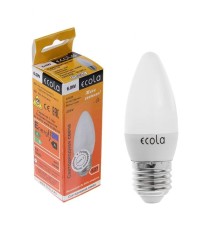 Лампа LED Ecola (6 Вт, Е27, 4000 К, свеча)