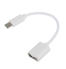 Адаптер LuazON, OTG USB-Type C (белый)