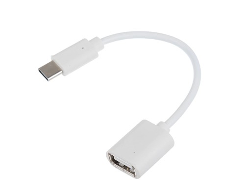 Адаптер LuazON, OTG USB-Type C (белый)