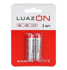 Батарейка АА LuazON (2 шт.)