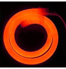 Светодиодный FLEX неон, AC 220V, (16х32) мм,  3.2-4W/м  88 светод./м, Оранжевый