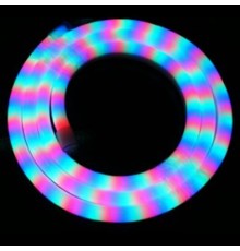 Светодиодный FLEX неон, AC 220V, (16х32) мм,  3.2-4W/м  88 светод./м, Многоцветный (RGB)