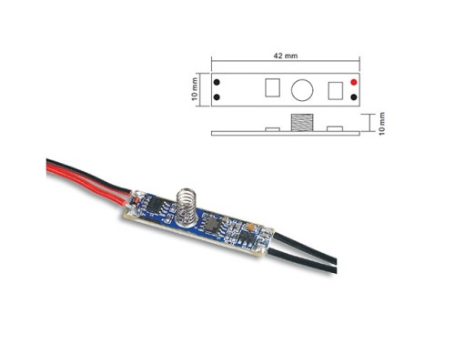 Диммер сенсорный мини для профиля 12-24V 3A 36-72W sr 2901s