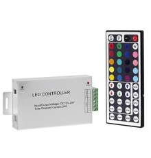 RGB Контроллер с радиопультом 24ARF16 12-24V 288-576W 24A +RF пульт (44 кнопки)