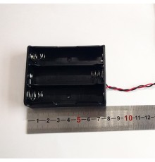 Держатель для 3-x аккумуляторов 18650 с кабелем (Корпус,отсек для 3-x аккумуляторов 18650)