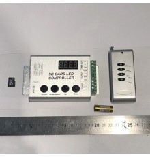 SPI RGB Контроллер пиксельный HC03 на SD картах с пультом ДУ RF