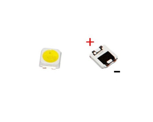 Светодиод SMD 2828 (SMD 3228) 3-3,6V 350mA (100-110)lm/w 10000-15000K