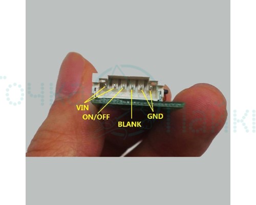 Инвертор для LCD на  1 лампу  ZX-0105, 5V, (85x10x5) мм, 4pin