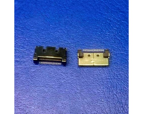 Разъем mini USB PUJ06 на плату