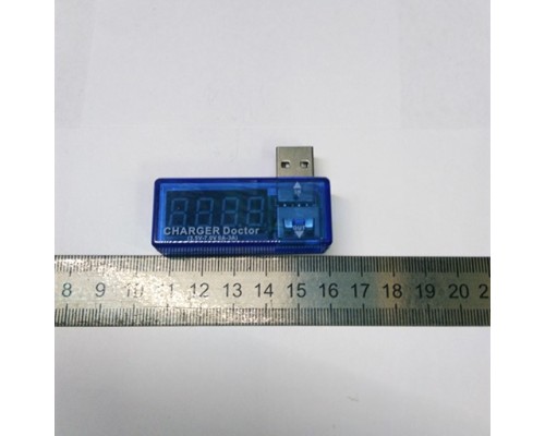 USB тестер в синем корпусе
