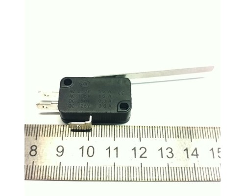 Переключатель MWO 3pin  (16A, 250V) концевик 53 мм  N07