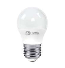 Лампа E27  6W 4000k (Нейтральный белый)Шар IN-HOME