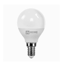 Лампа E14  6W 4000k (Нейтральный белый)Шар IN-HOME