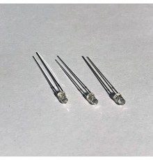Светодиод  3 мм UV  20mA  3.0-3.2V   (Ультрафиолет 400nm)