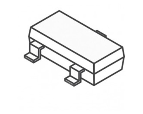 Транзистор биполярный BC846B (1B,8AB)