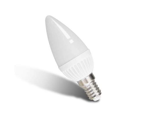 Лампа E14  4.5W 4000k (Нейтральный белый) "Свеча" матовая