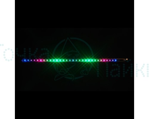 Комплект цветомузыки Plasma T1 матовая (контроллер+0,5м.ленты WS2812 в профиле с матовым рассеивателем)