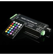 Музыкальный RGB контроллер 12V 144w 3x4A (Под не управляемую ленту RGB)