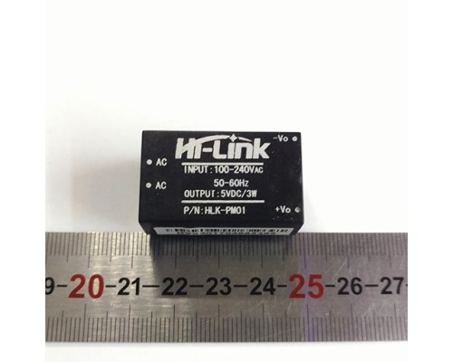 Модуль питания HLK-PM01 (Преобразователь AC (100-240)V, DC 5V)