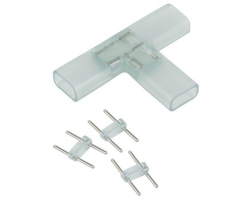 Светодиодная лента Коннектор 2-pin для ленты 220V T-образный