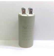 Пусковой конденсатор CBB60H   14mF - 450 VAC   (±5%)   выв. 4 КЛЕММЫ  (35х70) мм (FUJI ELECTRIC)