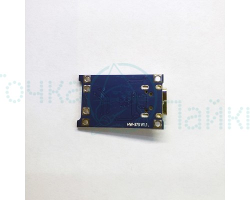 Миниатюрное зарядное устройство 5V с Type-C USB разъемом для 3.7V Li-lon (на микросхеме TP4056) (с защитой)(HW-373 v1.1)