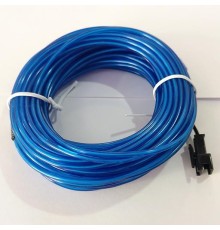 Холодный неон гибкий EL WIRE 5.0 мм синий (Azzuro)