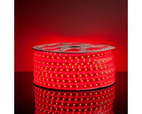 Светодиодная лента 12V 5050 R  60 светод./м  14.4W  IP-65  (Красный)