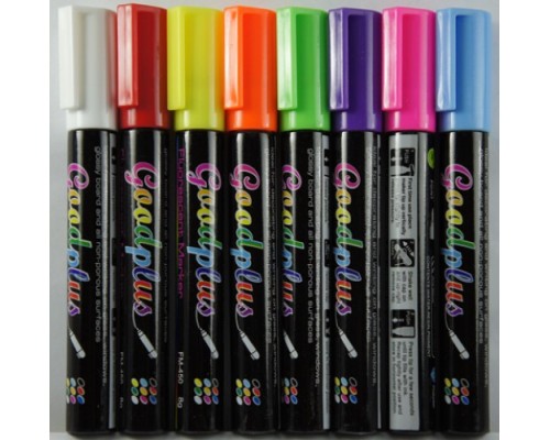 Набор маркеров для панелей рекламных 8 цветов 6 мм PT-1080