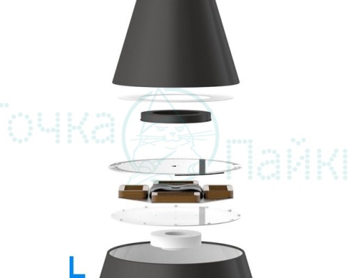 Лампа левитирующая Leva Lamp №30 белая с полосой