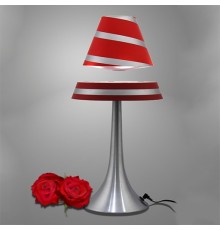 Лампа левитирующая Leva Lamp №31 красная с полосой