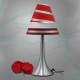 Лампа левитирующая Leva Lamp №31 красная с полосой