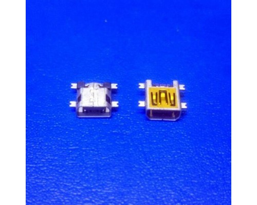 Разъем mini USB PUJ16 на плату