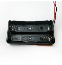 Держатель для 2-x аккумуляторов 18650 с кабелем (Корпус,отсек для 2-x аккумуляторов 18650)