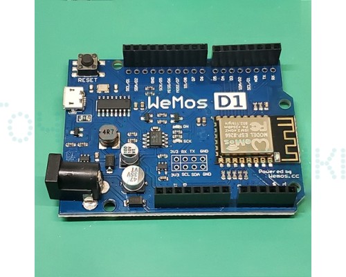 Контроллер WIFI WeMos D1 R2 на базе микросхемы ESP8266 (Arduino совместимый)