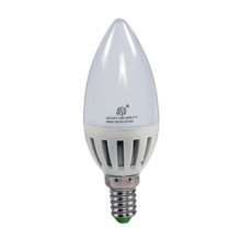 Лампа E14  5W 3000k (Теплый белый) "Свеча" ASD