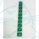 Плата монтажная  PCB под корпус SO-8 / DIP-8-100  (1линейка - 10 переходников)