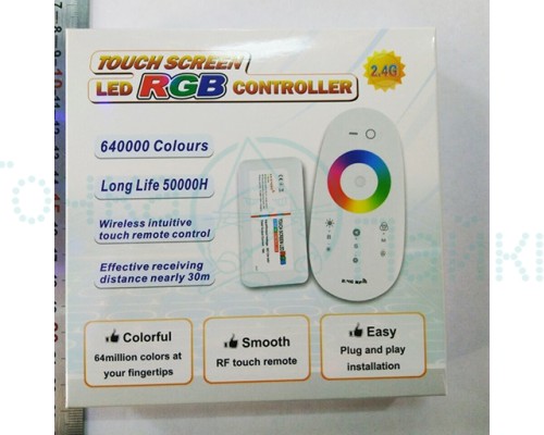 RGB Контроллер сенсорный RF 2.4G "MI-Light" 12-24V,18А