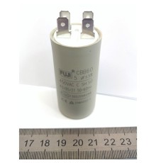 Пусковой конденсатор CBB60H    5mF - 450 VAC   (±5%)   выв. 4 КЛЕММЫ  (30х60) мм (FUJI ELECTRIC)