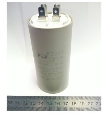 Пусковой конденсатор CBB60H   40mF - 450 VAC   (±5%)   выв. 4 КЛЕММЫ  (45х93) мм (FUJI ELECTRIC)