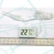 Термометр цифровой с датчиком влажности (Белый)