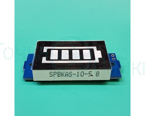 Индикатор заряда 3S 12,6V для 3-х аккумуляторов 18650 (шкальный индикатор светодиодный)