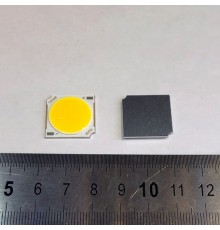 Светодиод 30W WW COB 900mA 30-32V (19x19) мм Sanan 15*30mil double chips (Теплый белый)