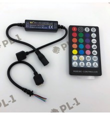 RGB Контроллер с радиопультом Micro 2020 series + RF пульт 28кн 3 канала x 2A (5-24)V