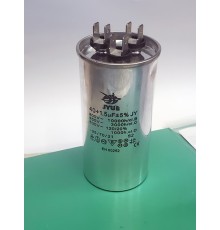Пусковой конденсатор CBB65     40mF + 1,5mF - 450 VAC  Для кондиционеров выв.2+2+2  КЛЕММЫ (50х100) мм ALUMINIUM