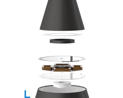 Лампа левитирующая Leva Lamp №22 бежевая