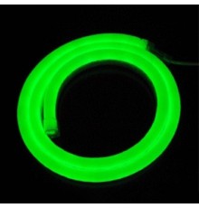 Светодиодный FLEX неон, AC 220V, (16х32) мм,  3.2-4W/м  88 светод./м, Зеленый