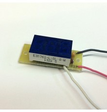 Вольтметр цифровой DC (0,1-200)V, дисплей 10 мм, синий